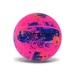 М'яч волейбольний Extreme VB25614Pink полімерні матеріали, діаметр 21 см