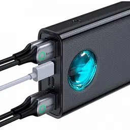 Портативна батарея Baseus Amblight Digital Display 26800 mAh 65W P10022402113-00 Black - мініатюра 2