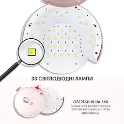 Лампа для манікюру SML S3 48Вт 33led White - мініатюра 6