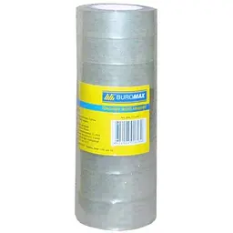 Скотч BUROMAX 30м канцелярський 18мм* прозорий 8шт арт. BM.7153-01