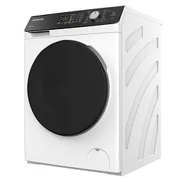 Hitachi Пральна машина фронтальна, 8кг, 1400, A+++, 60см, дисплей, пара, інвертор, люк чорний, білий - мініатюра 4