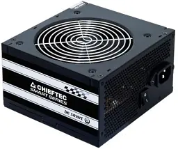 Блок живлення 500 Вт, Chieftec SMART, Black, Active PFC, 120 мм, 2xMolex / 3xSATA / 1x6+2-pin / 1x4+4-pin / 1x20+4-pin, захист AFC/OPP/OVP/SCP/SIP/UVP (GPS-500A8)