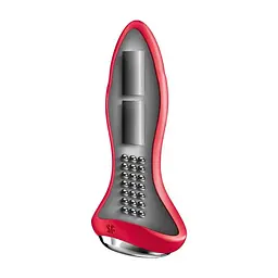 Анальна пробка Satisfyer Rotator Plug 1+, 12.8 см (червона) - мініатюра 5