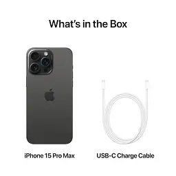 Смартфон iPhone 15 Pro Max 256GB Model A3106 Grade C Seller Refurbished Black Titanium - мініатюра 8