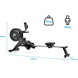 Гребний тренажер Gymtek XR1500 аеромагнітний - мініатюра 18