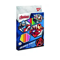 Олівці кольорові Yes Marvel, 18/36 кольорів