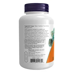 Лактат кальцію Now Foods Calcium Lactate 250 пігулок - мініатюра 3