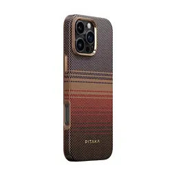 Карбоновий чохол Pitaka Military-Grade Protective Case Sunset для iPhone 16 Pro (KI1601CPSU) - мініатюра 2