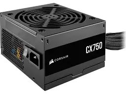 Блок живлення 750 Вт, Corsair CX750, Black, 80+ Bronze, 120 мм (CP-9020279-EU) - мініатюра 2