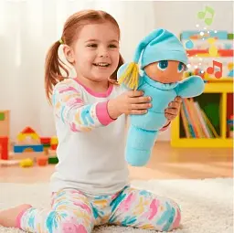 Мягкая игрушка-ночник Gusyluz Arcoiris голубая, Molto - миниатюра 4