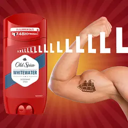 Твердий дезодорант Old Spice Whitewater 85 мл - мініатюра 4