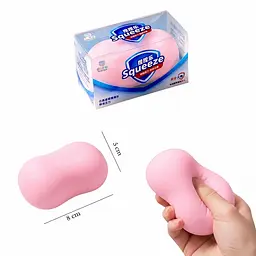 Сквіш антистрес Мило Squeeze Squishy Рожевий - мініатюра 2
