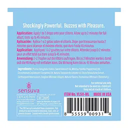 Пробник збуджувального масла Sensuva ON Arousal Oil for Her Ice (0,3 мл) - мініатюра 2