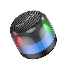 Портативна bluetooth колонка Hoco DS62 з LED підсвічуванням чорний - мініатюра 3
