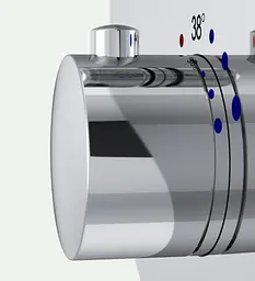 Змішувач для ванни та душу AM.PM Inspire V2.0 з термостатом F50A75700 - мініатюра 7