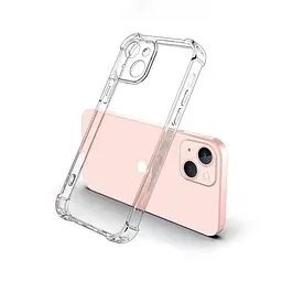 Силіконовий протиударний чохол Case панель на Iphone 14 Case із захистом камери прозорий (5141411) - мініатюра 2
