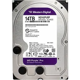 Жорсткий диск 3.5` WD Purple Pro 14TB SATA 512MB (WD142PURP) [141102]