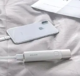 Портативний ліхтарик Xiaomi SOLOVE X3S з функцією Power Bank (White) [67393] - мініатюра 2