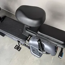 Електровелосипед EVOBIKE Nova S 500W 48V 12Ah з 2 сидіннями, корзиною та поворотниками, простий і надійний, для міста і села, графітові-сірого кольору - мініатюра 11