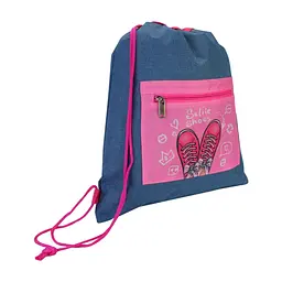 Сумка для обуви Cool For School Синяя с карманом (CF87300)