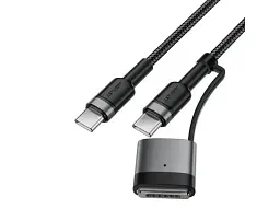 Кабель Acefast C22-05 USB Type-C to USB Type-C 1.2m Black (6974316285151) - мініатюра 3