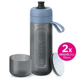 Фільтр-пляшка Brita Active 600 мл синя (1052250) - мініатюра 2