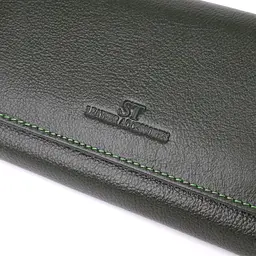 Стильний гаманець у два складення з натуральної шкіри ST Leather 19х9х3 см acs0029693 - мініатюра 5