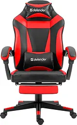 Крісло ігрове Defender Cruiser 50 мм Клас 4 підніжка Black/Red - мініатюра 2