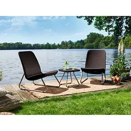 Комплект садових меблів Keter Rio patio set віскі коричневий - мініатюра 5