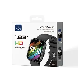 Смарт-годинник WIWU Smart Watch SW09 Black - мініатюра 2