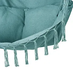 Бразильське крісло - гамак Outtec Boho XXL зелений - мініатюра 6