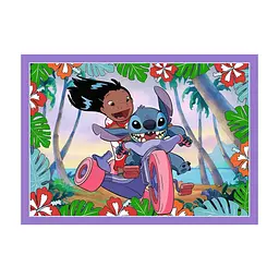 Пазл Trefl Lilo&Stitch Шалений день4 in 1 (35, 48, 54, 70) елемента (5900511346336) - мініатюра 3