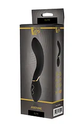 Вібратор для точки G Dreamtoys Elite Josephine Luxxe 20 см чорний - мініатюра 12