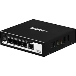 Комутатор 2E Network active 2E PowerLink SP401F 4xFE PoE+, 1xFE Uplink, 55Вт (2E-SP401F-2) - мініатюра 3