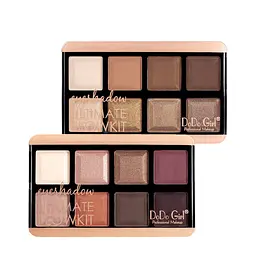 Набір палеток тіней для повік 8 відтінків DoDo Ultimate Flowkit Eyeshadow D3084, 2 шт