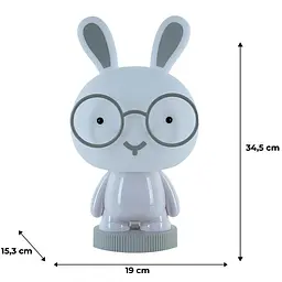 Світильник-нічник Kite LED з акумулятором Bunny білий (K24-490-1-1) - мініатюра 5
