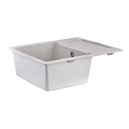 Кухонна мийка Zerix ZS-6250S-01 white ZX4587, Білий матовий - мініатюра 4