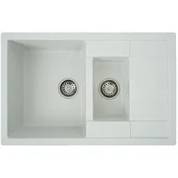 Кухонна мийка VALESO 7850W TOSKANA матова Біла в крапку (SP000047756) - мініатюра 6