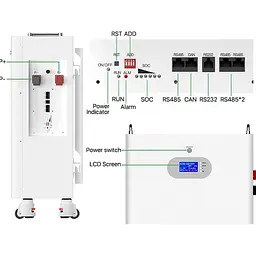 Акумулятор Basen Green LiFePO4 48V 51.2V/230Ah/11776Wh [BR-OW-LV-11.7KWH] [125467] - мініатюра 2