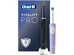Електрична зубна щітка ORAL-B PRO Vitality D103 Duo edition Black/Violet (D103.423.3H)