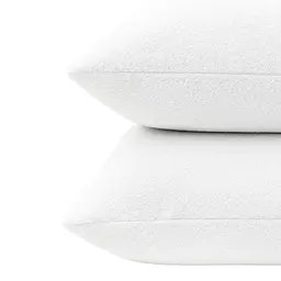 Набір наволочок Ecotton Aqua-stop махра 70х70 см 2 шт. білий (25627)