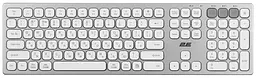 Клавіатура ножнична KS270 109key, WL/BT, EN/UK, сріблясто-білий 2E teh0013863
