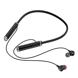 Бездротові навушники Hoco ES72 Benevolent neck-mounted BT earphones, BT5.4, 200mAh, 30h, black - мініатюра 2