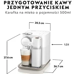 Кавоварка De'Longhi Nespresso Gran Lattissima EN 640.W - мініатюра 5