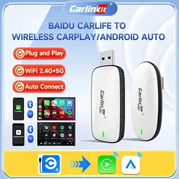 Адаптер CarlinKit X2CA для китайських автомобілів з Baidu Carlife на CarPlay/Android Auto - мініатюра 9