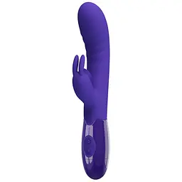 Вібратор - Pretty Love Cerberus Licking Vibrator Blue - мініатюра 5