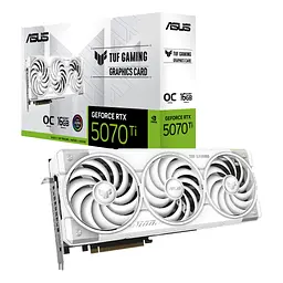 Відеокарта ASUS GeForce RTX5070 Ti 16GB TUF OC WHITE GAMING (TUF-RTX5070TI-O16G-WHITE-GAMING) - мініатюра 10