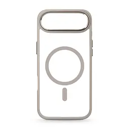 Чехол Apple iPhone 17 Air, Unit MagSafe, серый, прозрачный, магсейф, противоударный, магнитный, панель-накладка с поддержкой MagSafe, с поддержкой беспроводной зарядки, TPU+PC, защита всего корпуса, ударопрочный, ArmorStandart (ARM86309)