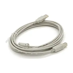 Кабель для принтера USB 2.0 AM/BM 3.0m ferrite white Voltronic (YT-AM/BM-3.0W)