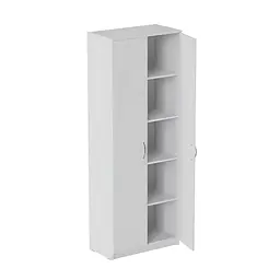 Шафа Анжело Ferrum-decor на 5 полиць 2 двері 1900x800x380 ДСП Біла 16 мм (FRD-105049)